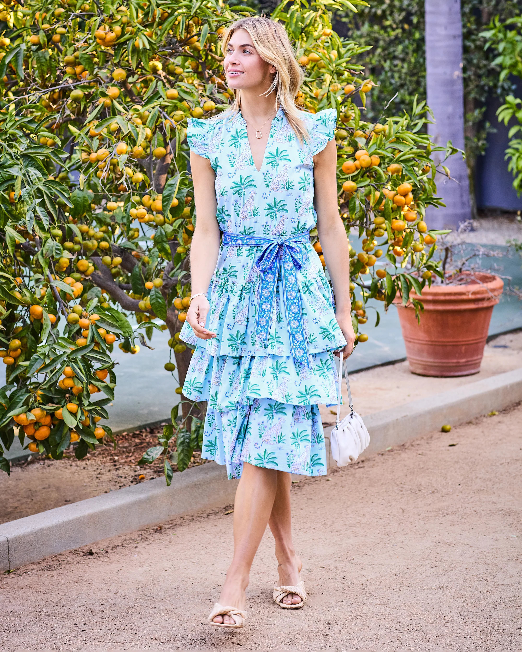 Leopard Mirage - At Ease Dress - Oasis Sky - Image 2