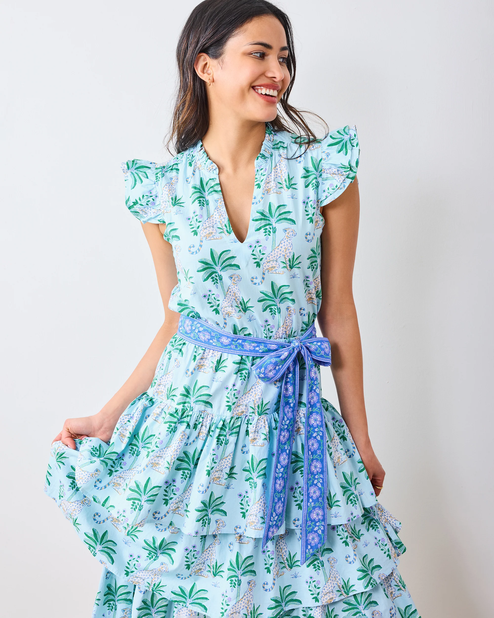 Leopard Mirage - At Ease Dress - Oasis Sky - Image 5
