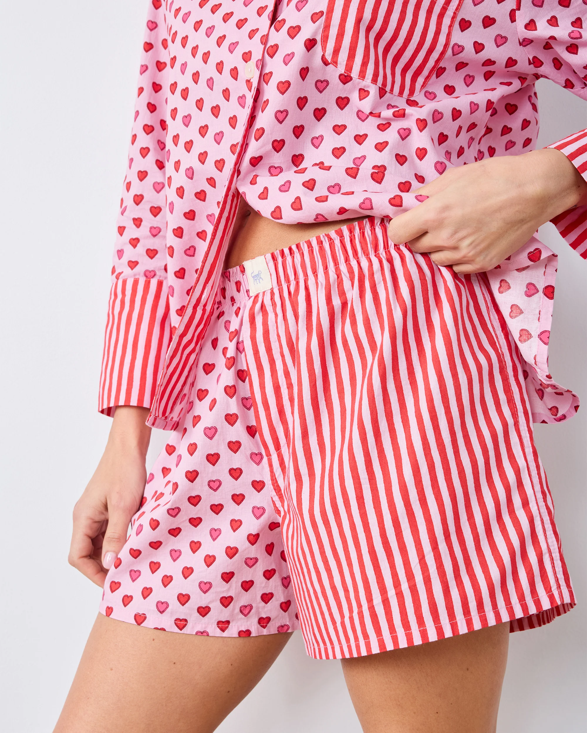 Mini Candy Hearts - Reese Boxer Set - Pink Macaron - Image 3