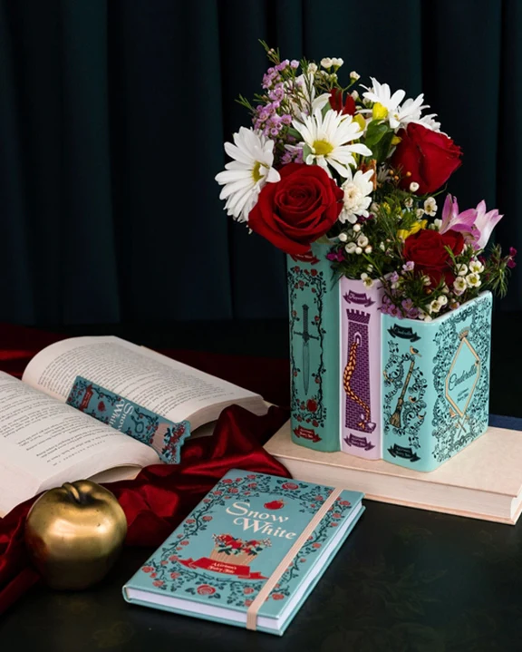 Multi - Grimm's Fairy Tales Book Vase - Steel Mill and Co. - Image 5