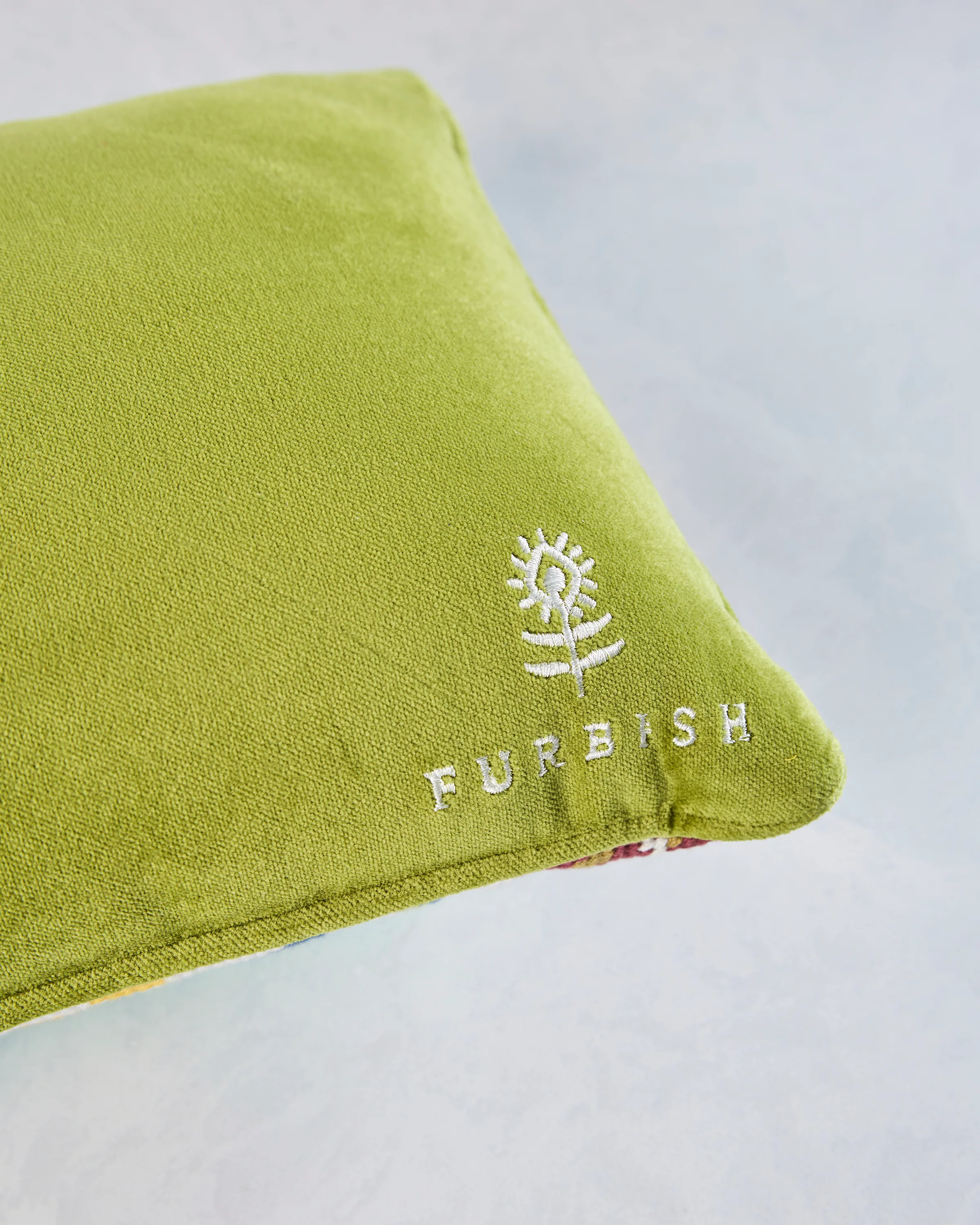 Multi - Mahjong Needlepoint Pillow - Furbish Studio - Image 5
