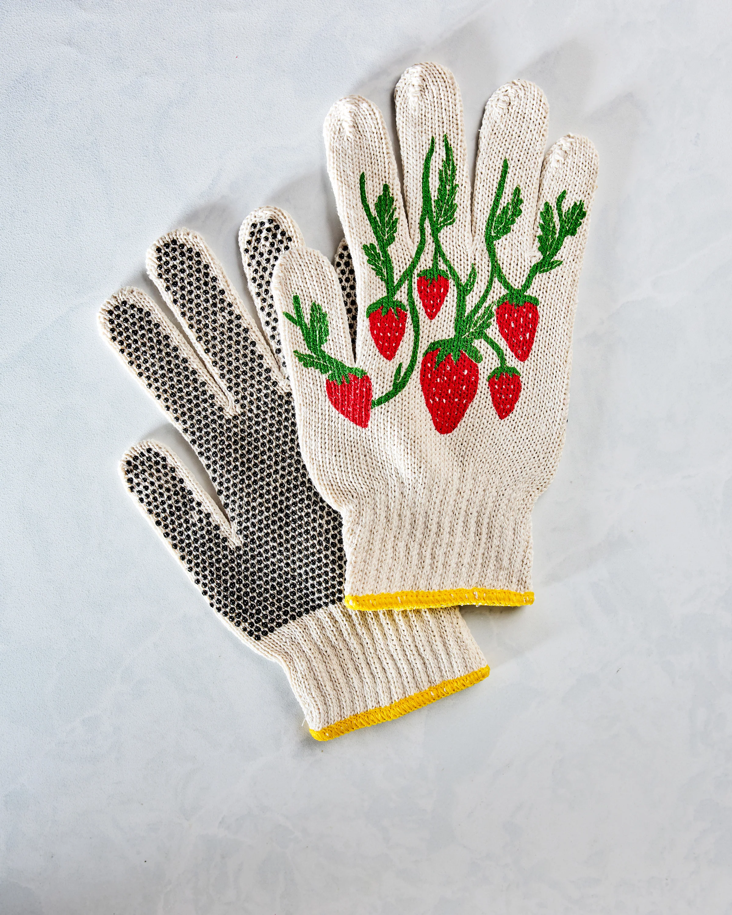 Multi - Strawberry Gardening Gloves - My Little Belleville - Image 2