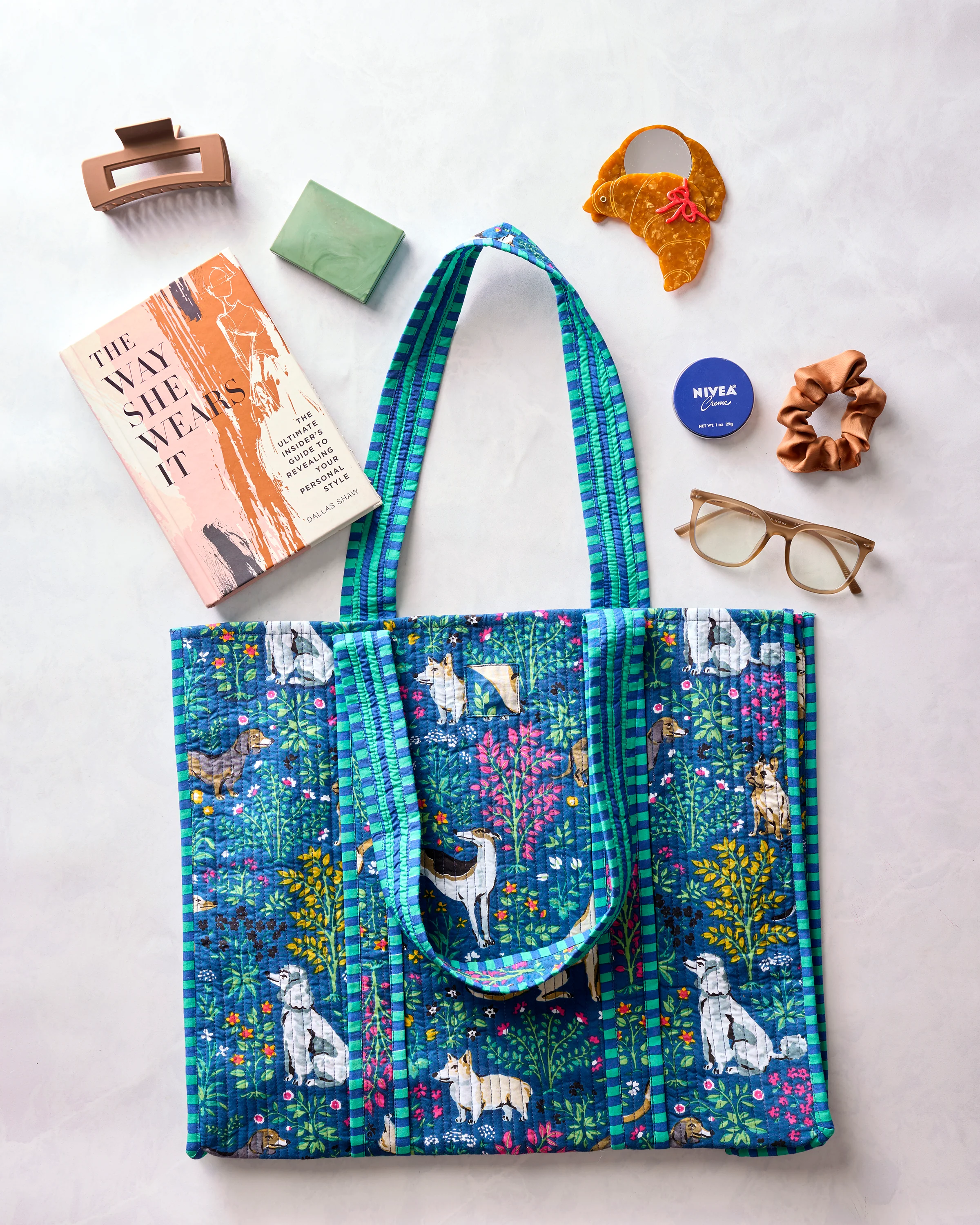 Must Love Dogs - The Traveler Tote - Indigo - Image 3