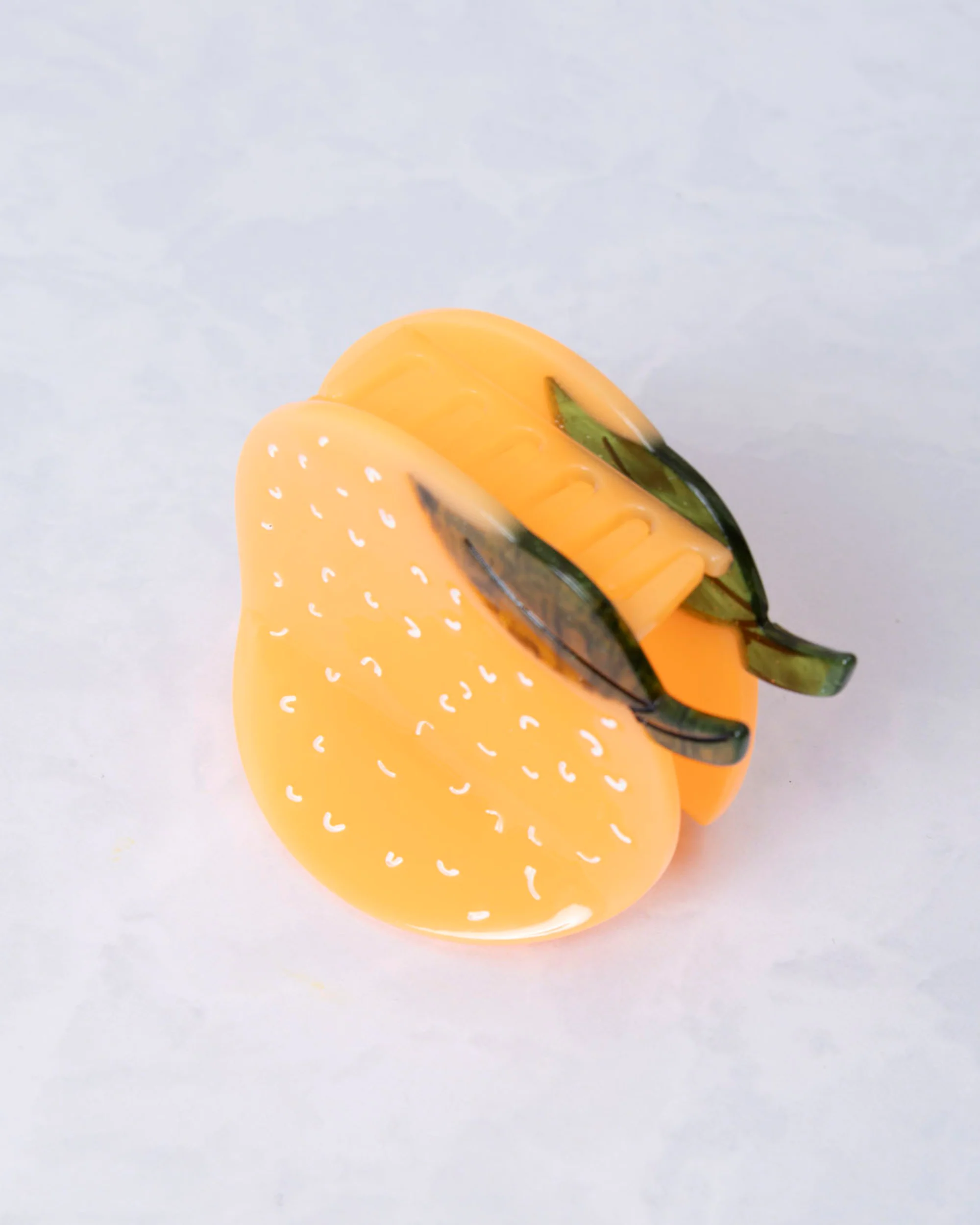 Orange Slice - Hand-Painted Claw Hair Clip- Jenny Lemons - Image 4