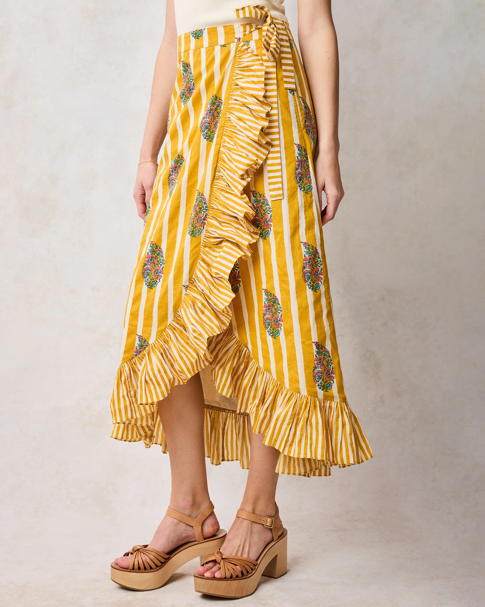 Paisley Petals - Cecily Skirt - Chamomile Glow - Image 2