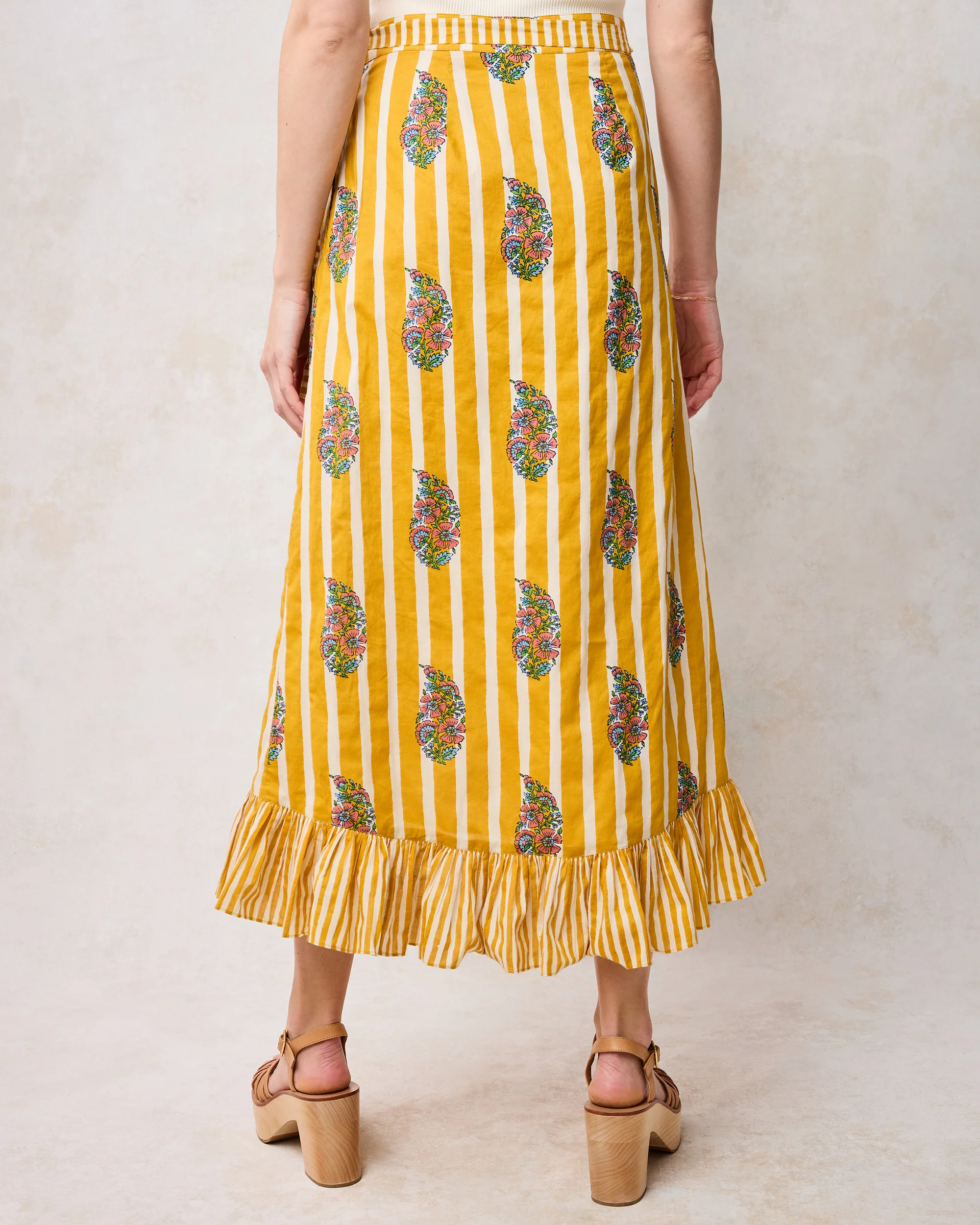 Paisley Petals - Cecily Skirt - Chamomile Glow - Image 5