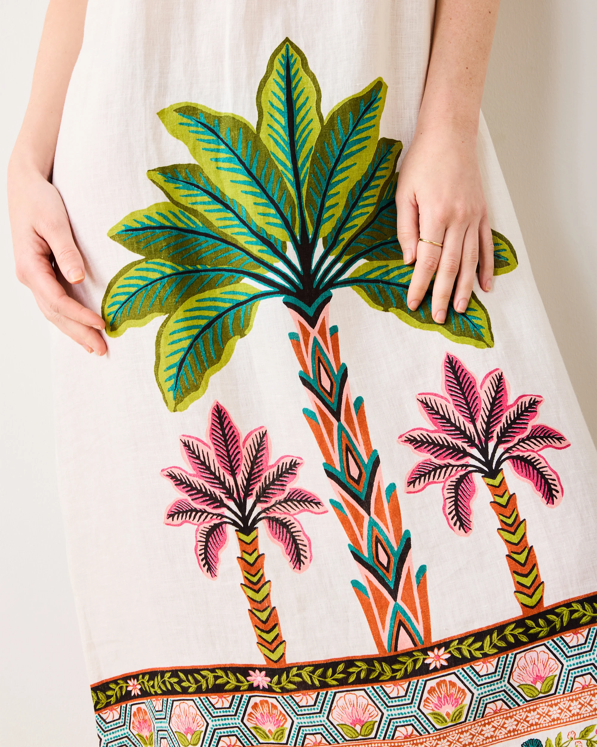 Playa Palms - Sugar Sand Dress - Off White - Image 4