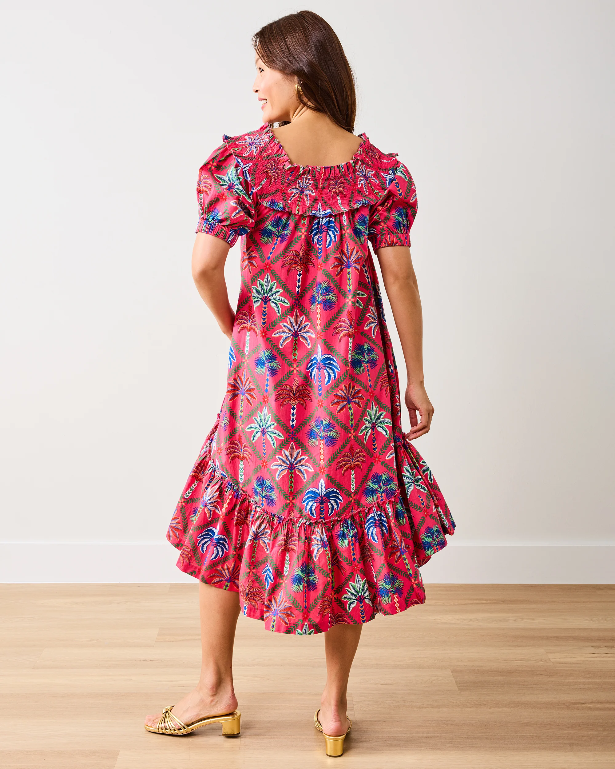 Palm Tree Paradise - Ximena Dress - Cocktail Umbrella - Image 5