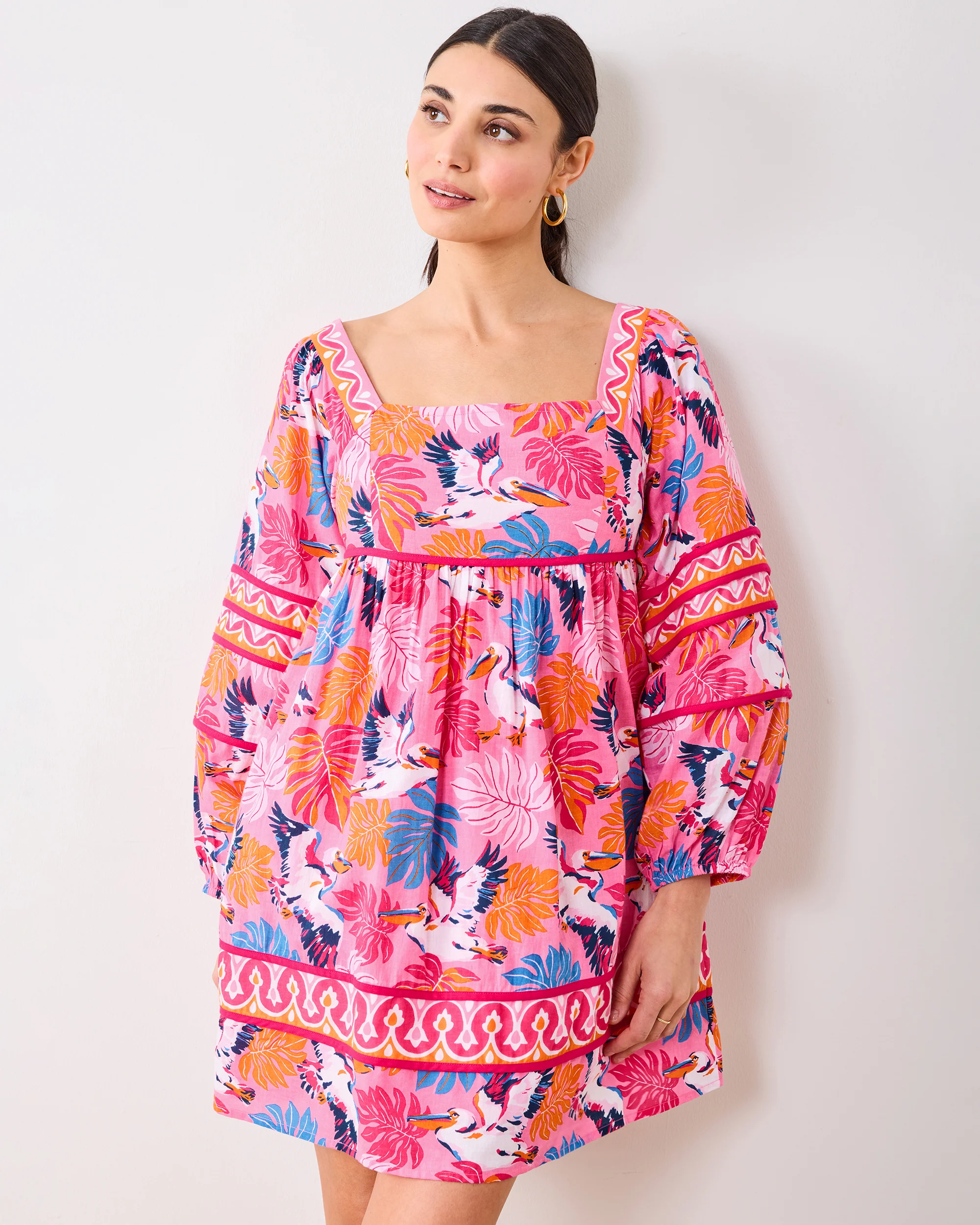 Pelican Palms - Maria Dress - Marina Pink - Image 6