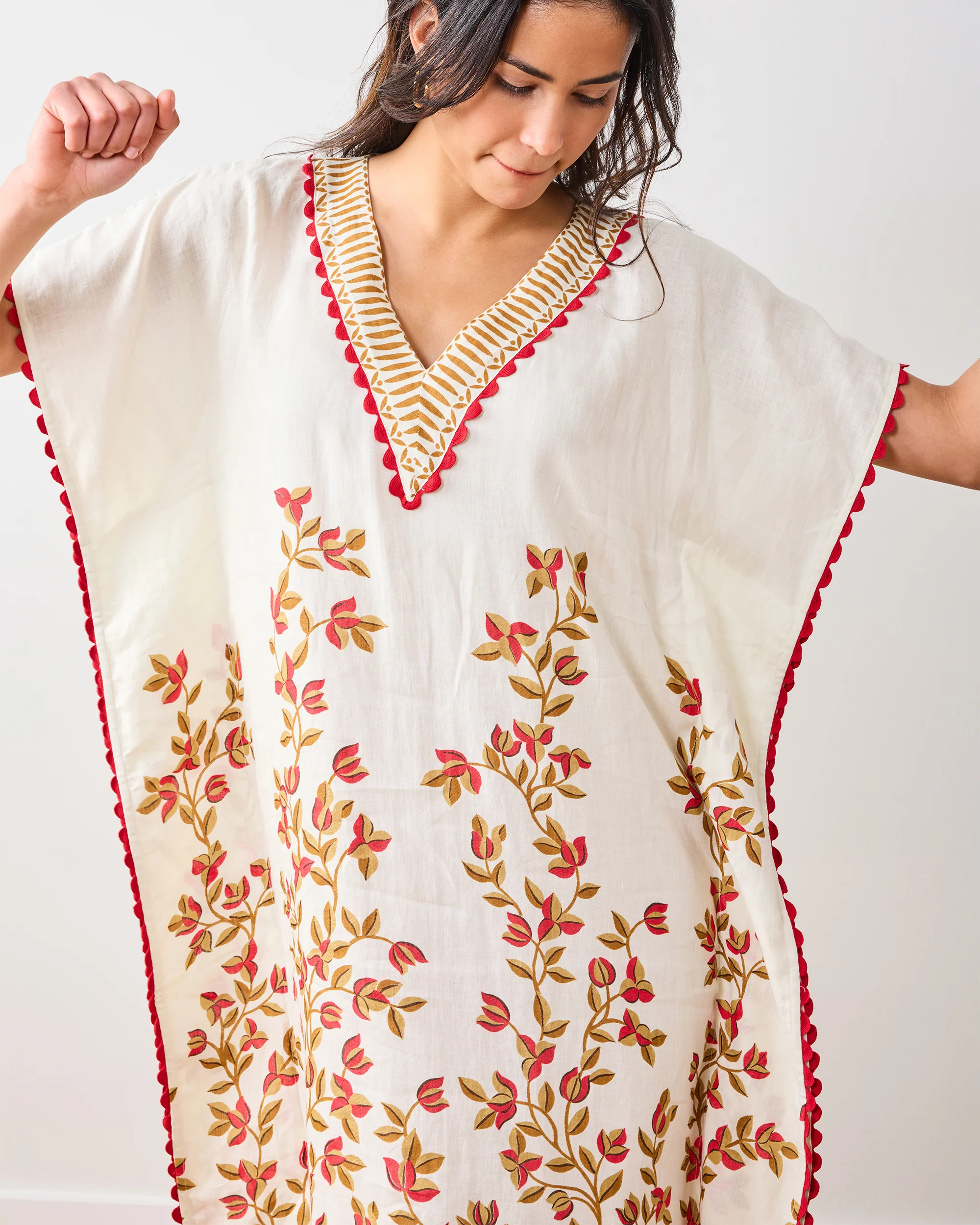 PF + Pencil & Paper Co. Petal Climber - Sunset Caftan - Ivory - Image 5