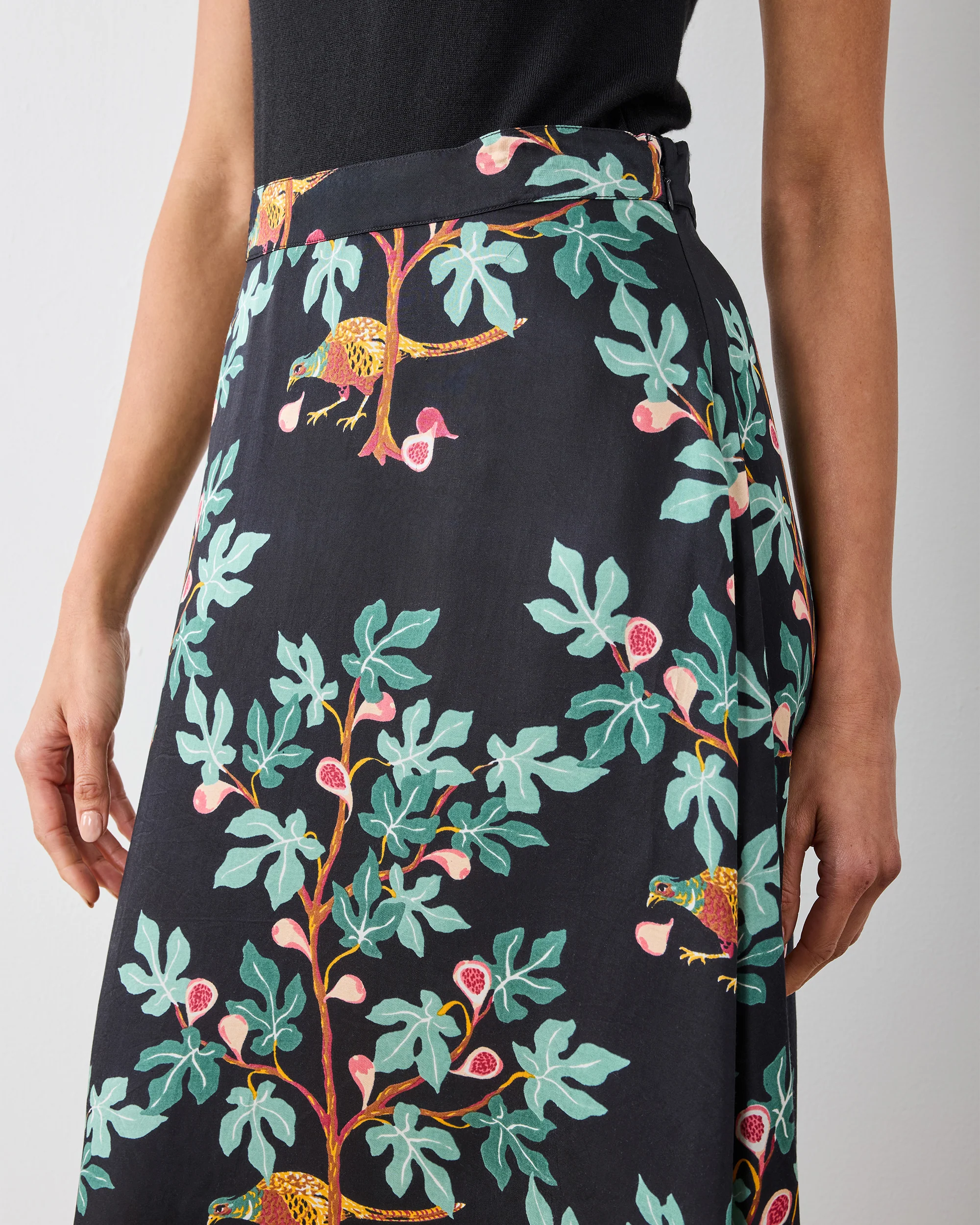 Pheasant & Figs - Quinn Skirt - Ink - Image 3