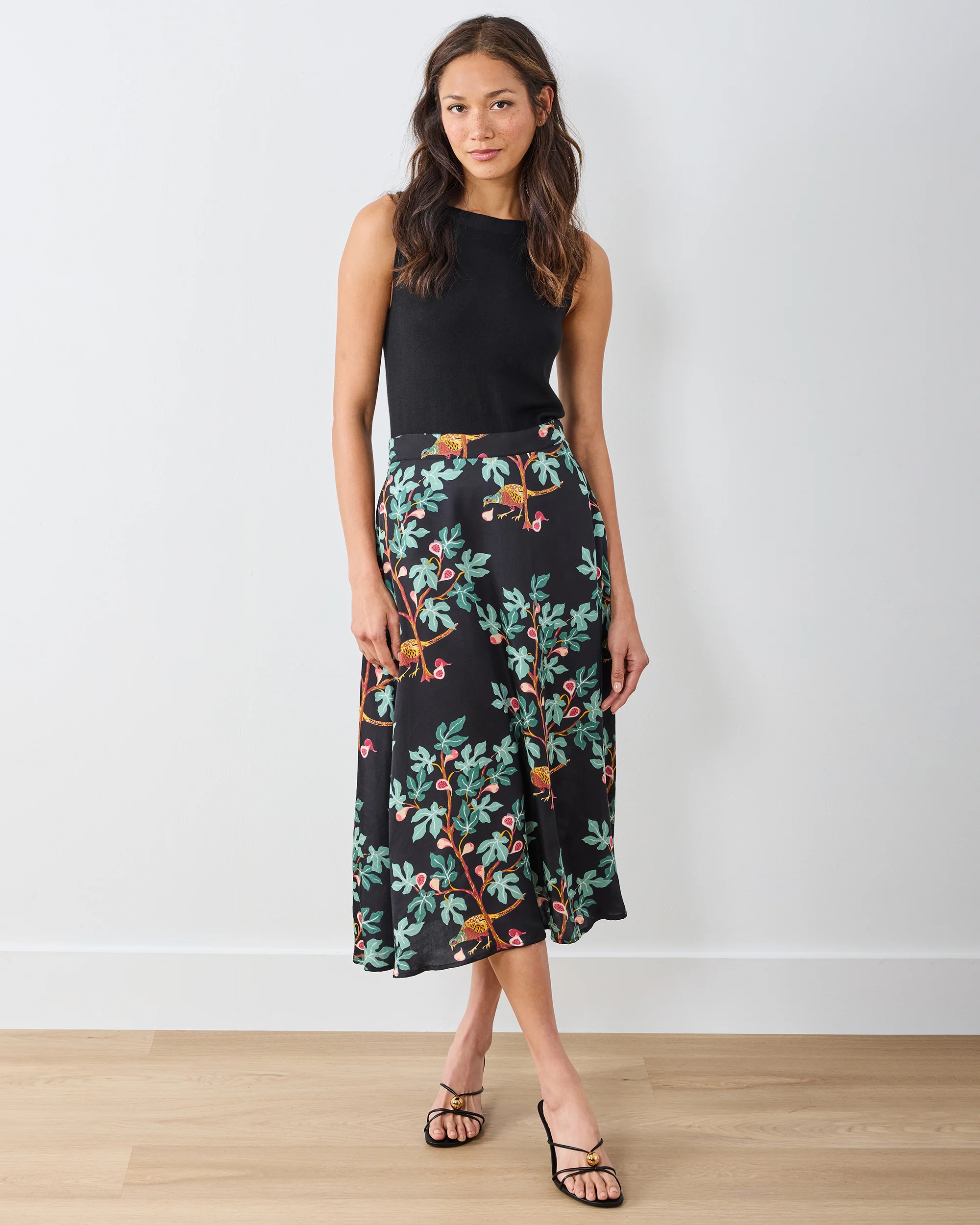 Pheasant & Figs - Quinn Skirt - Ink - Image 5