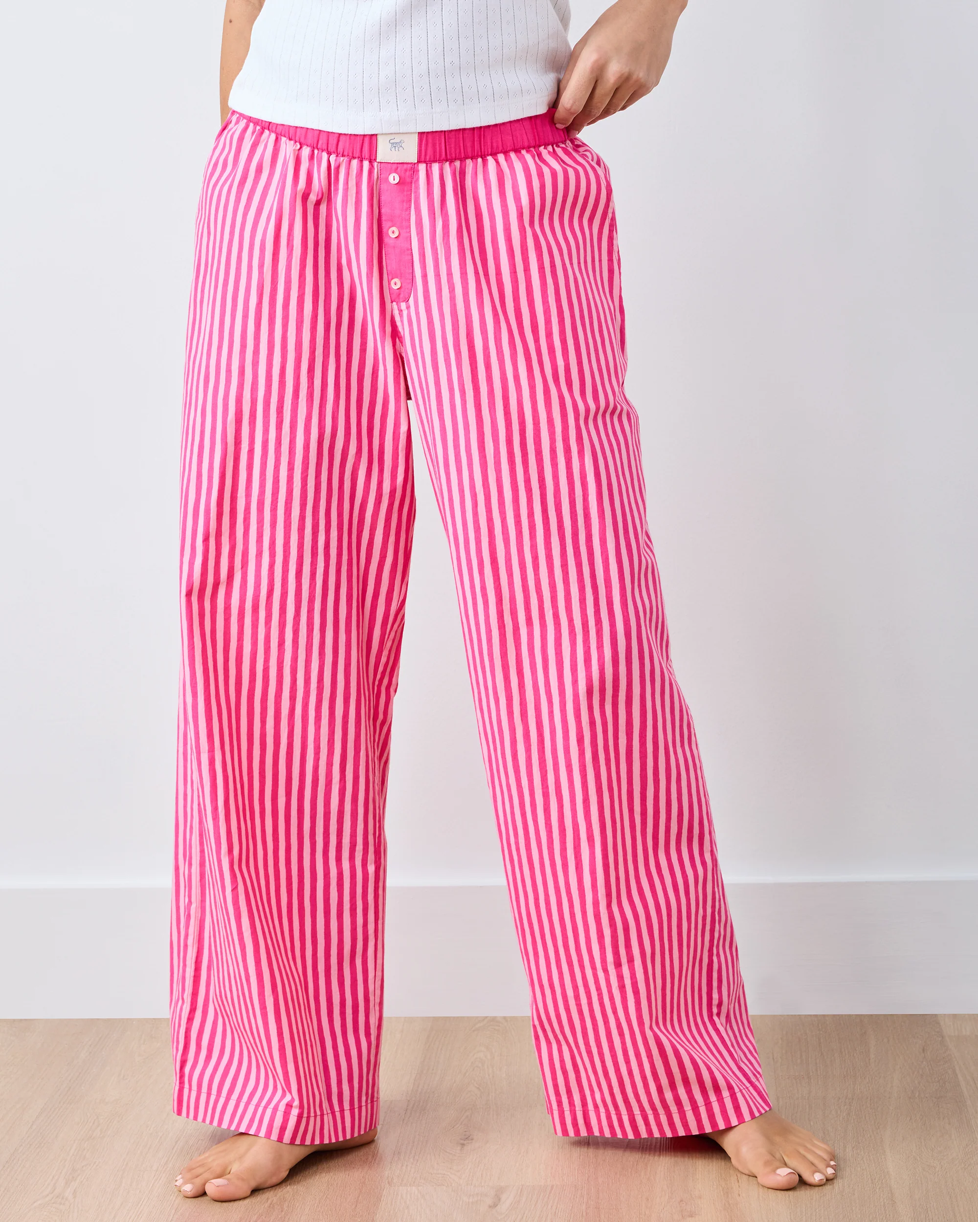 Pink Stripes - Esme Tank & Nola PJ Pants Bundle - Multi - Image 5