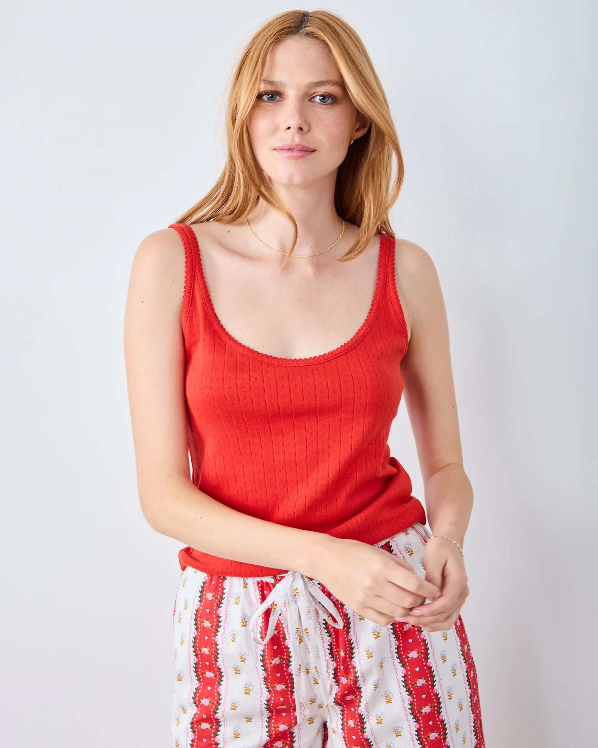 Solid - Esme Tank - Red Lip - Image 5
