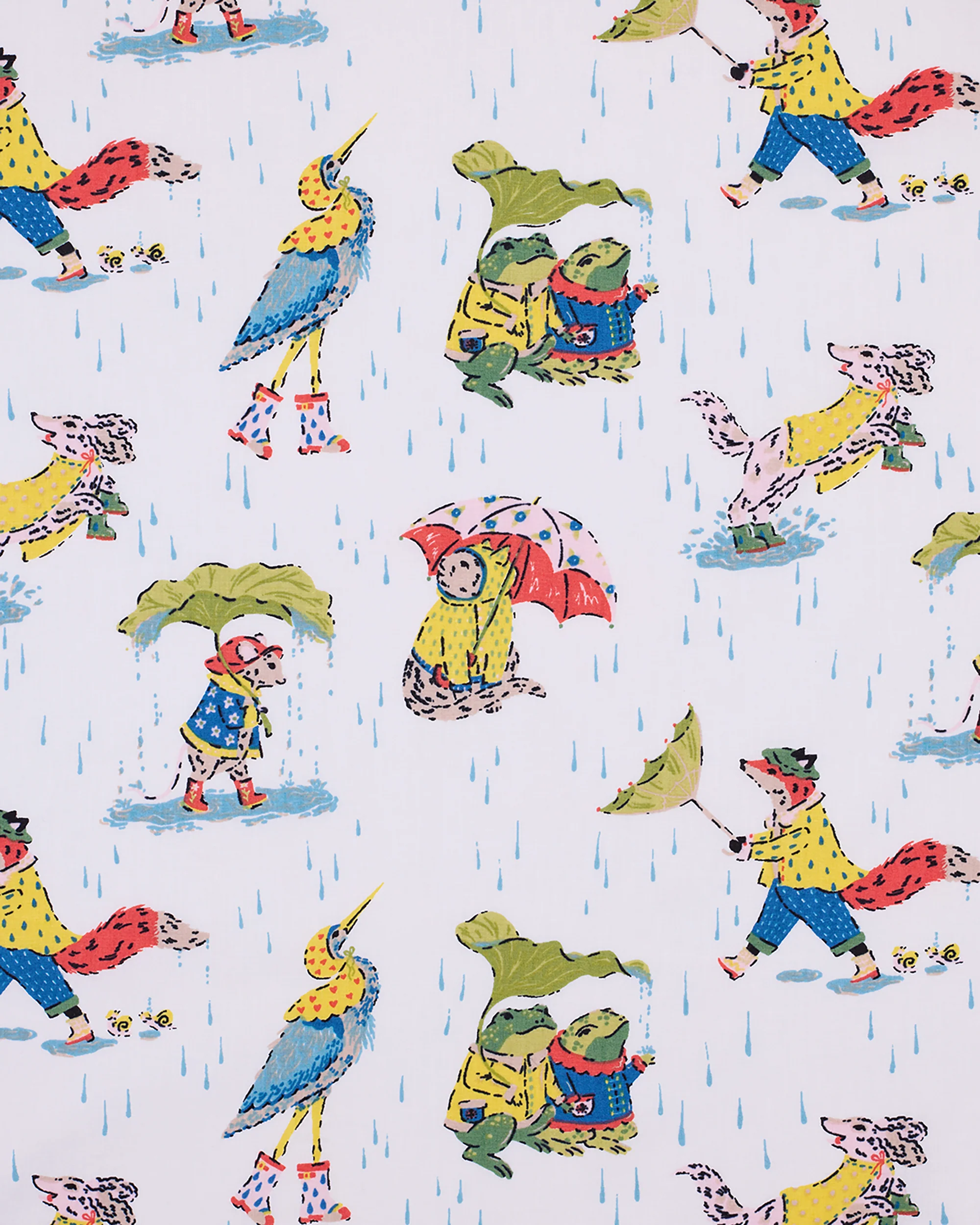 Spring Showers - Short PJ Set - Rain Cloud - Image 6