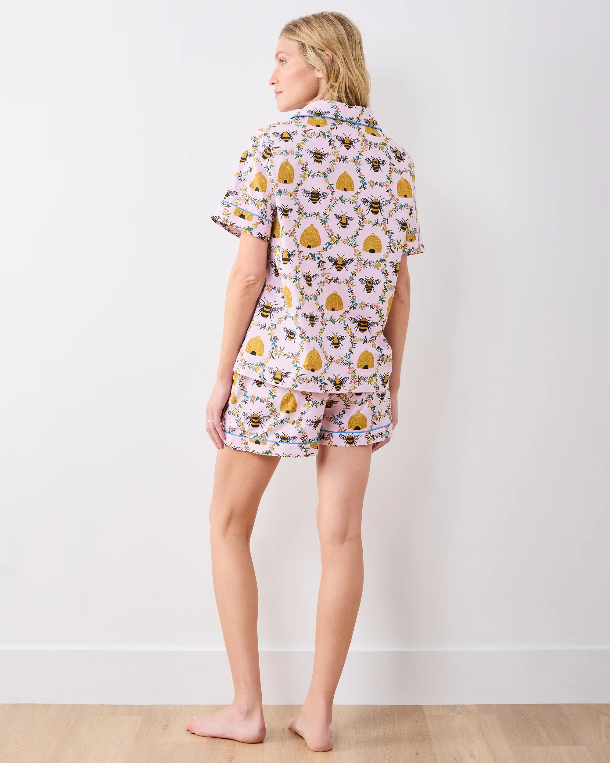 Sweet Bee - Short PJ Set - Pink Petal - Image 6