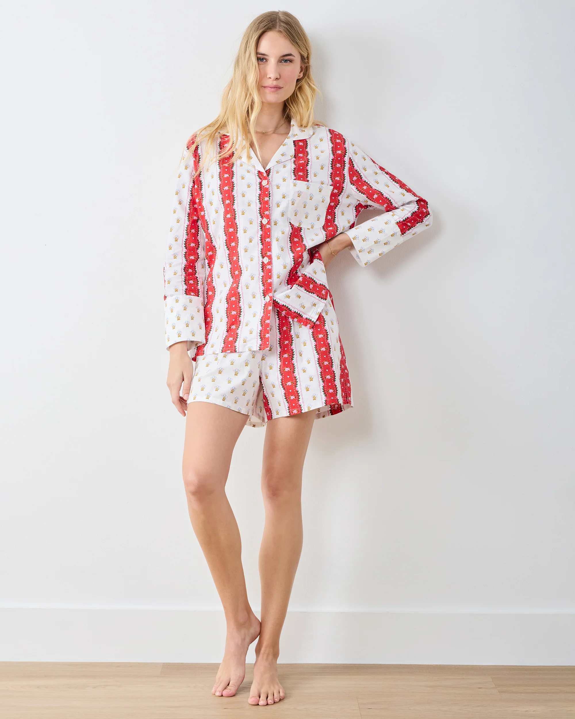 Sweetheart Stripes - Reese Boxer Set - Cherry Cola - Image 2