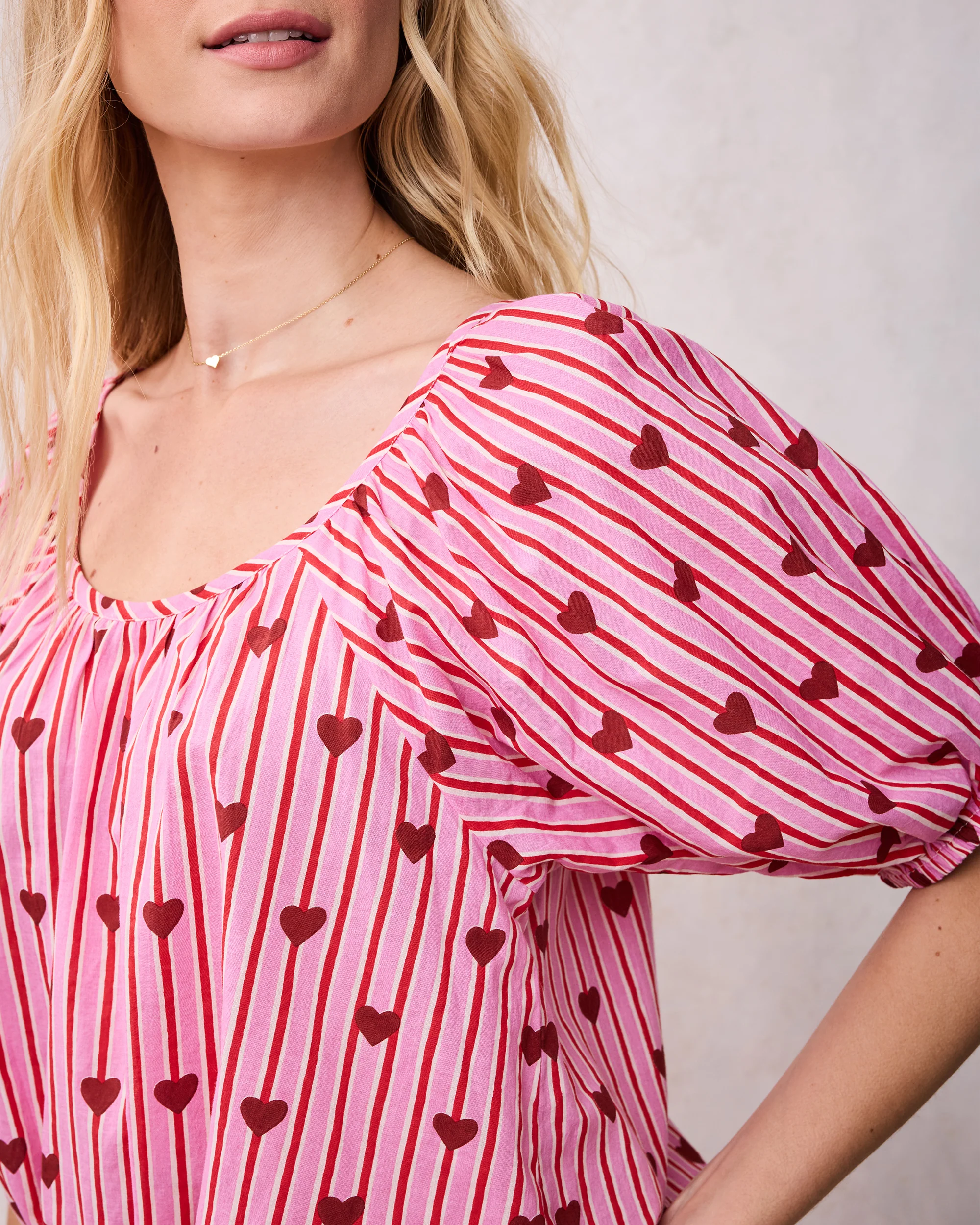 Sweethearts - Piper Blouse - Blushing Valentine - Image 3