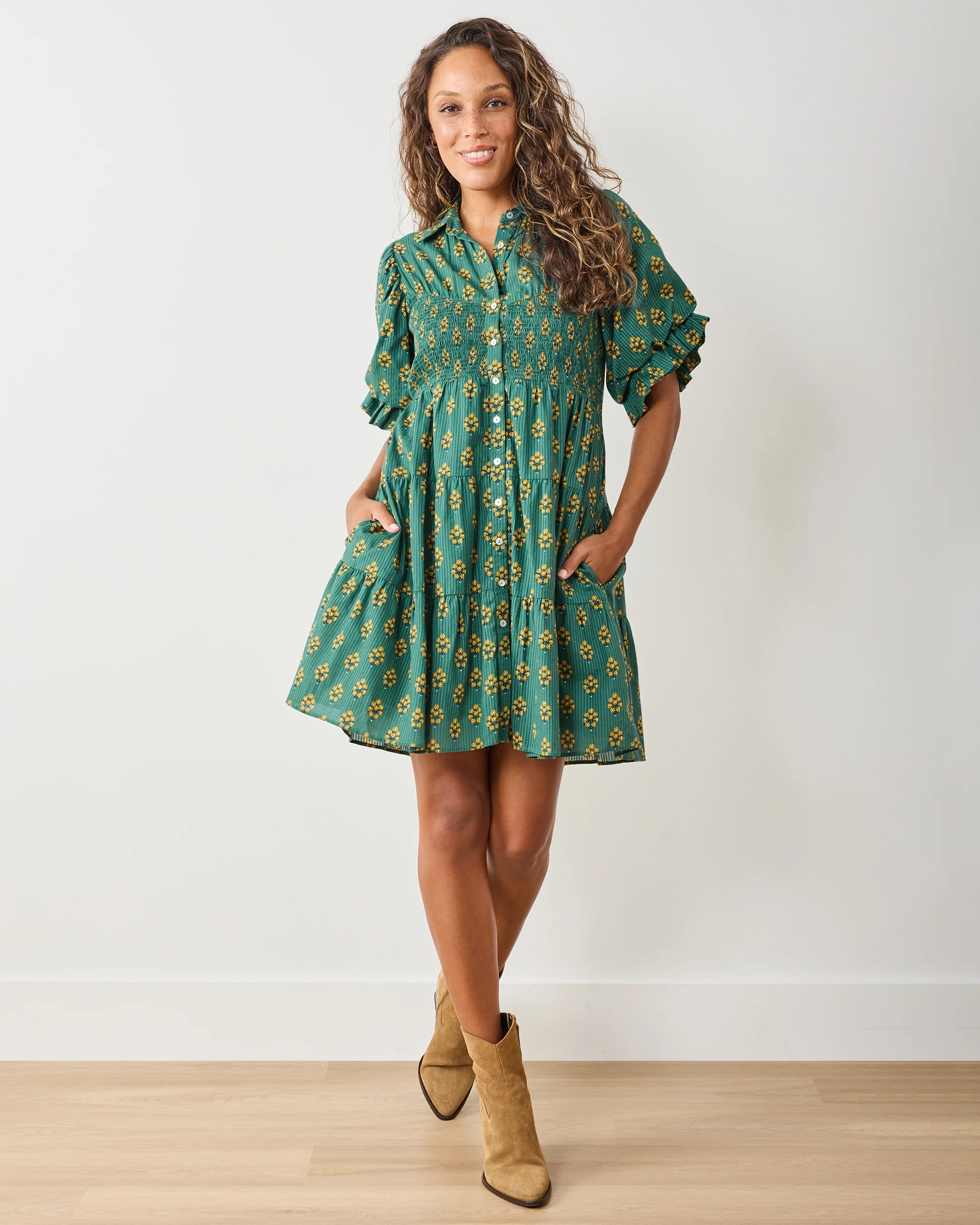 Texas Bouquet - Sienna Dress - Desert Moss - Image 5