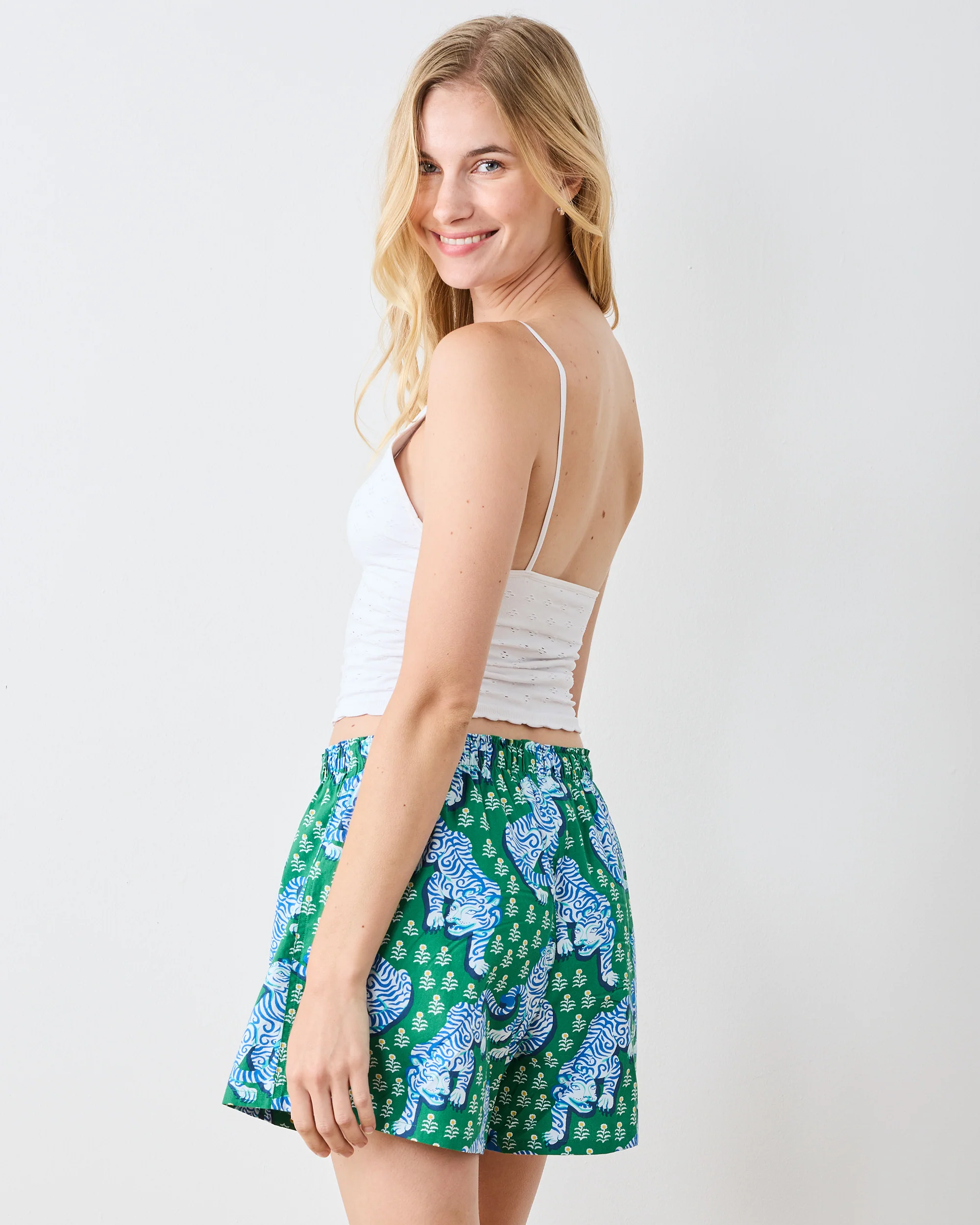 Tiger Queen - Boyfriend Boxer - Jade - Image 3