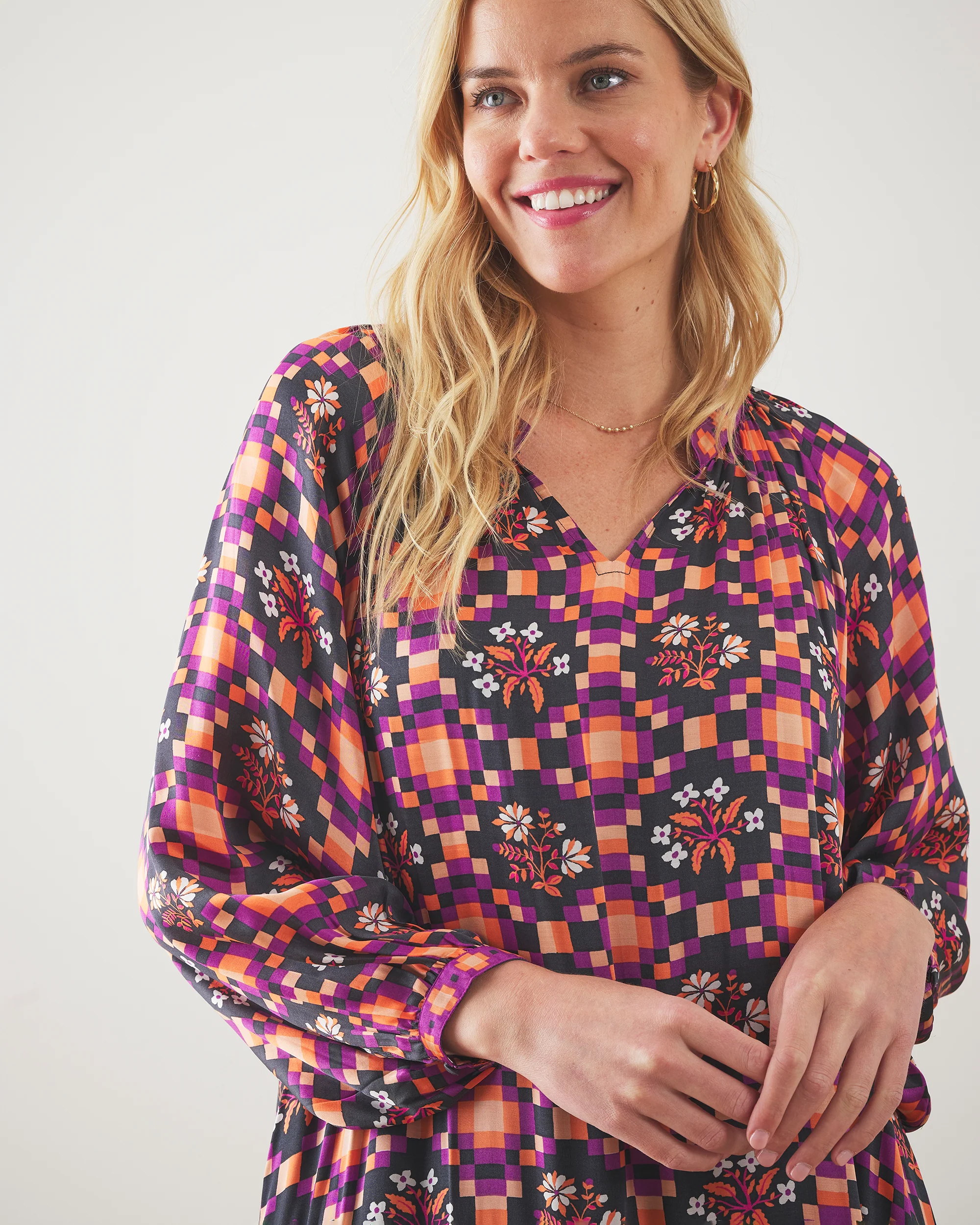 Tomorrow's Tapestry - City Lights Dress - Violet Breeze - Image 3