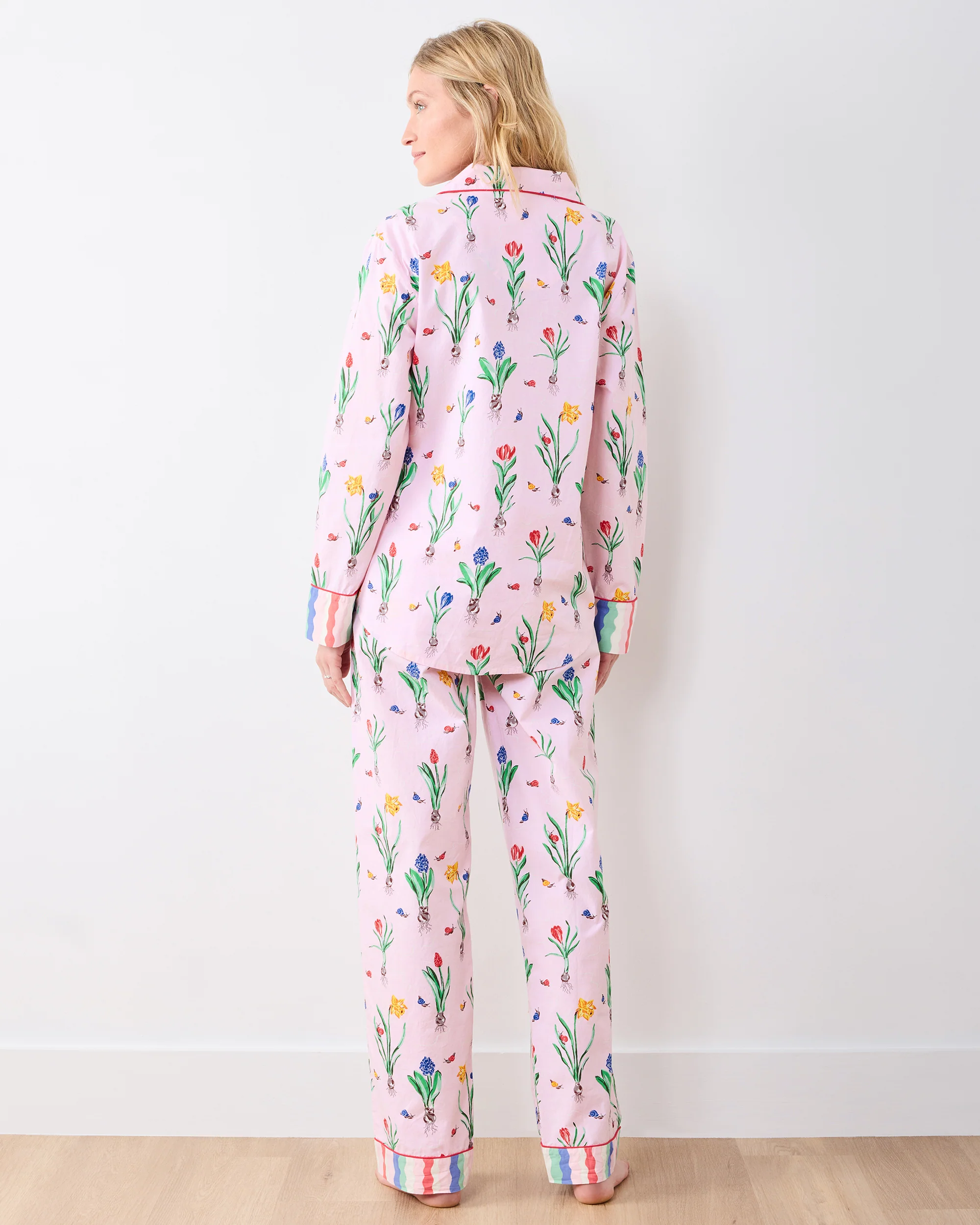 Tulip Trail - Long PJ Set - Blush - Image 4