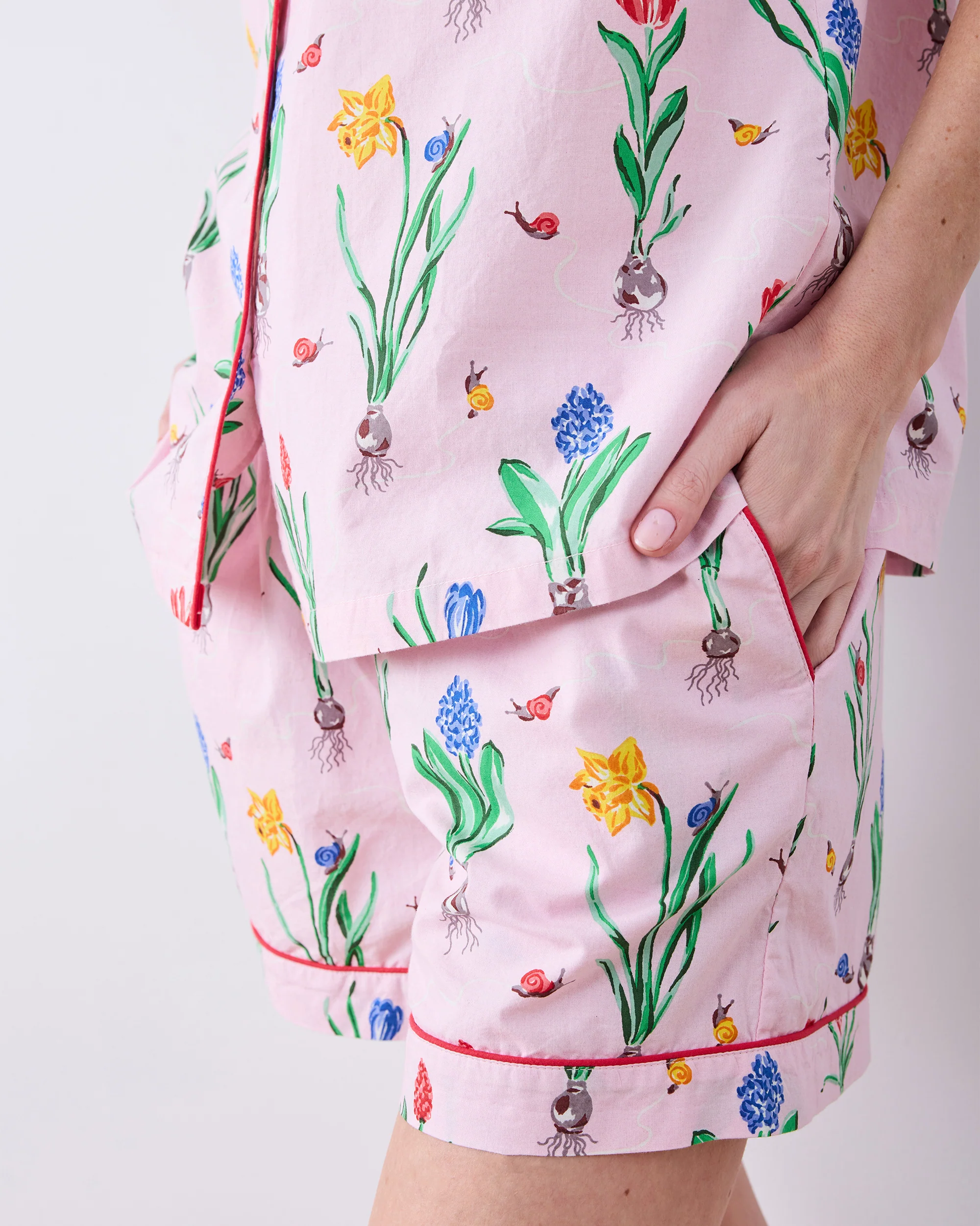 Tulip Trail - Short PJ Set - Blush - Image 3