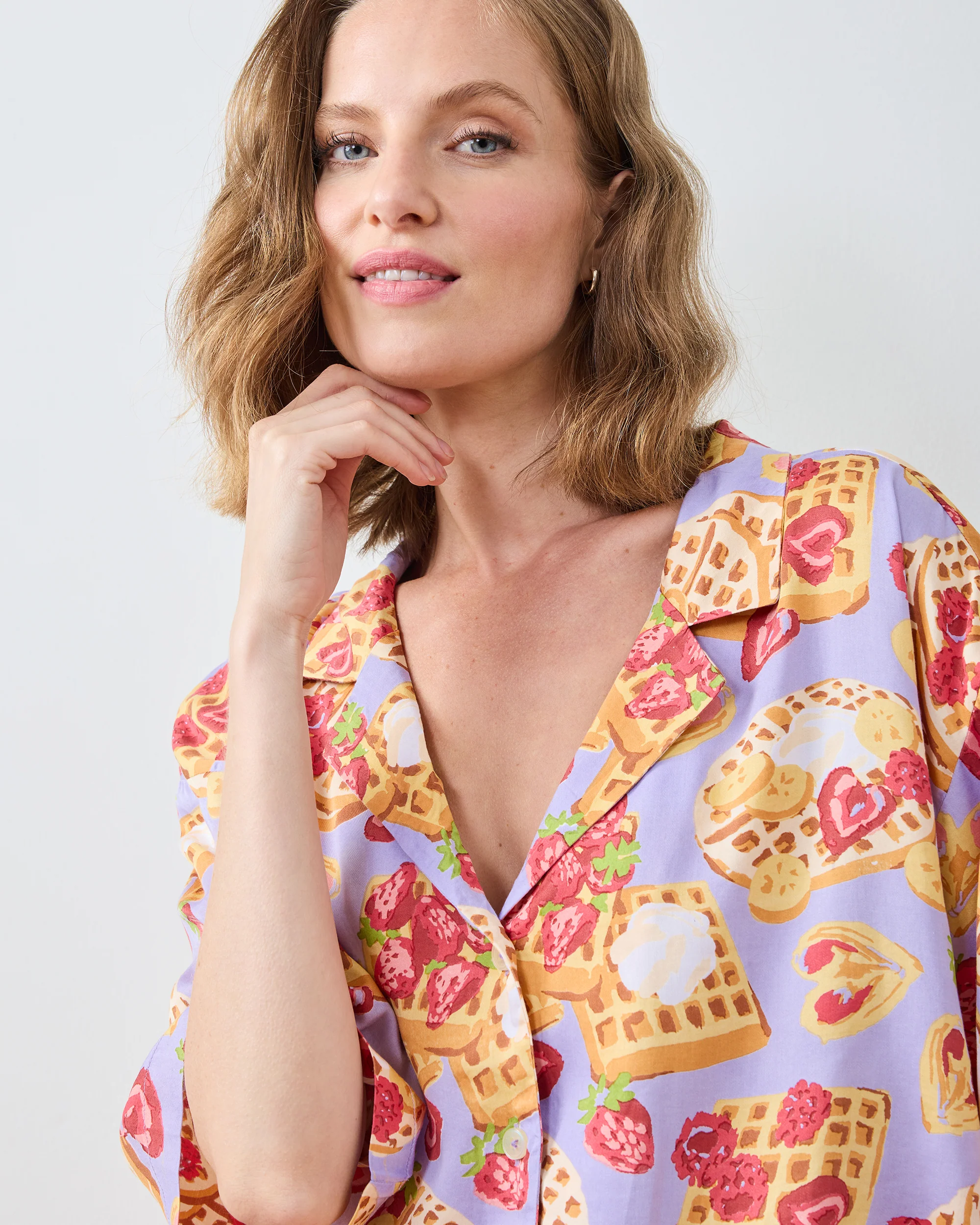 Waffles in Bed - Petite Eco Satin Wildest Dreams Set - Lavendar - Image 5