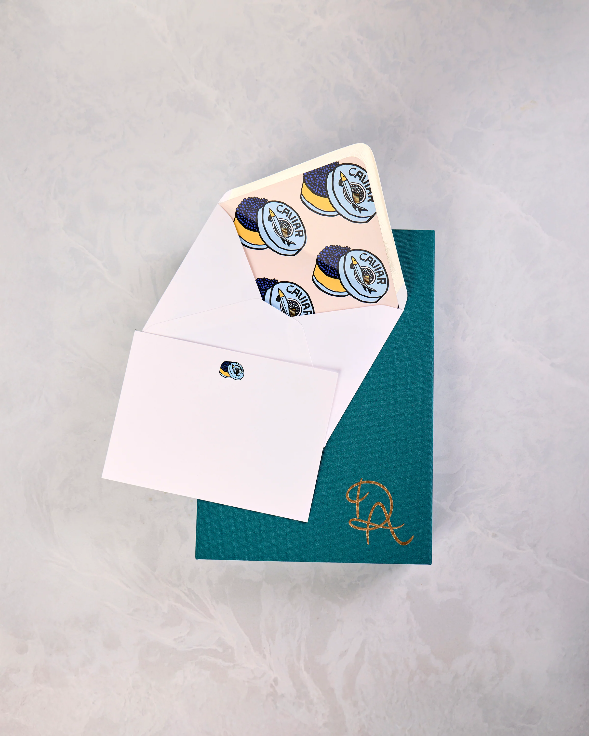 White - Caviar Dreams Notecard Set - Dear Annabelle - Image 2